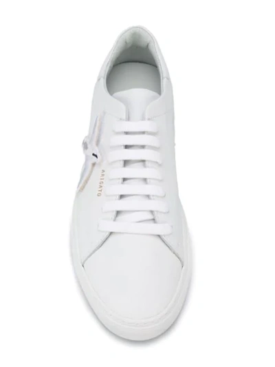 Shop Axel Arigato Bird Patch Low Top Sneakers In White