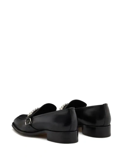 Shop Giuseppe Zanotti Angeles Loafers In Black