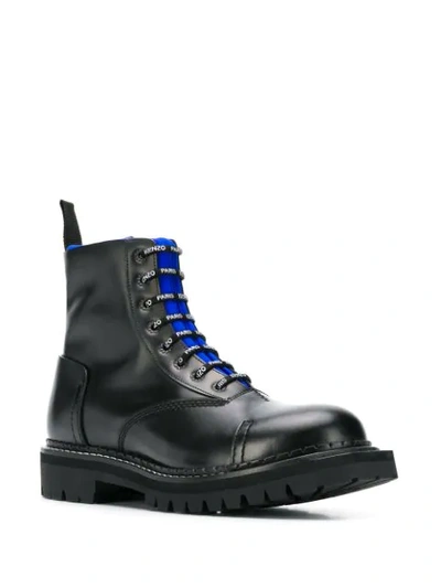 KENZO PIKE ANKLE BOOTS - 黑色