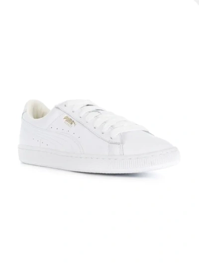Shop Puma Classic Basket Sneakers - White