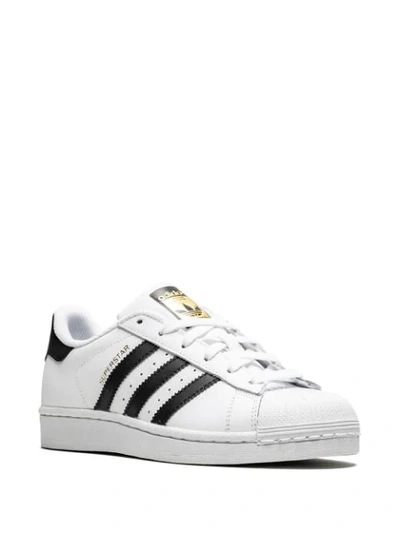 ADIDAS SUPERSTAR J SNEAKERS - 白色