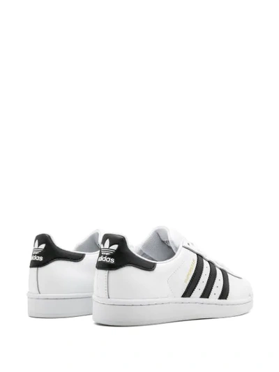 ADIDAS SUPERSTAR J SNEAKERS - 白色