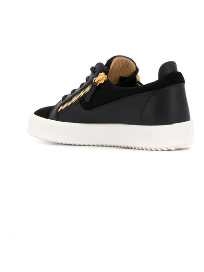 Shop Giuseppe Zanotti Frankie Sneakers In Black