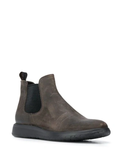 Shop Fratelli Rossetti Suede Ankle Boots In Brown