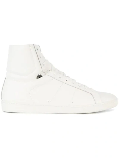 Shop Saint Laurent Signature Court Classic Sl/10h Sneakers In White
