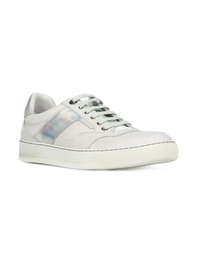 Lanvin Low Sneaker In Grey