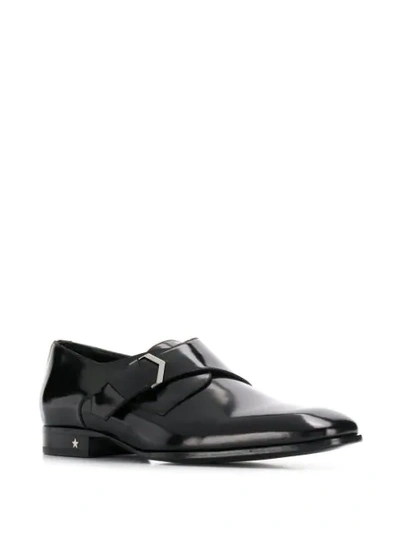 Shop Jimmy Choo Salle Monk Shoes In Black