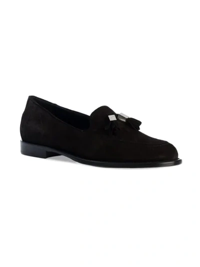 Shop Giuseppe Zanotti Abram Loafers In Black