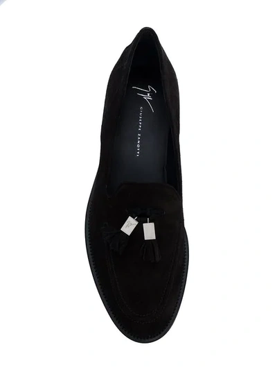 Shop Giuseppe Zanotti Abram Loafers In Black
