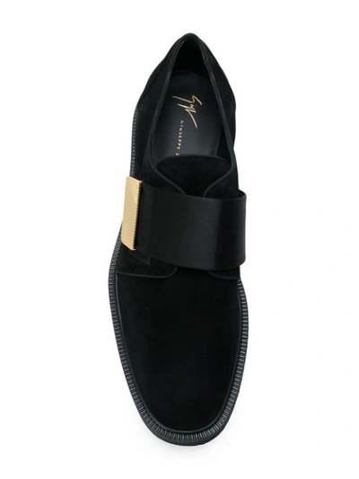 Shop Giuseppe Zanotti Monk Strap Derbies In Black