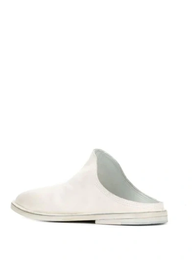 Shop Marsèll X Eckhaus Latta Classic Slip-on Mules In White