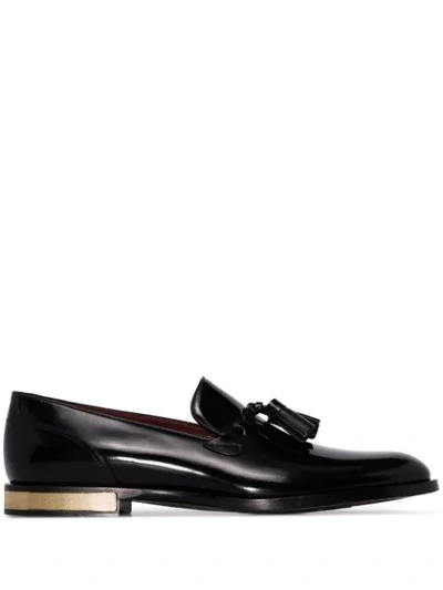 Shop Dolce & Gabbana Naples Tassel Loafers In Black