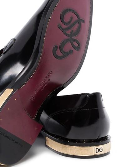 Shop Dolce & Gabbana Naples Tassel Loafers In Black