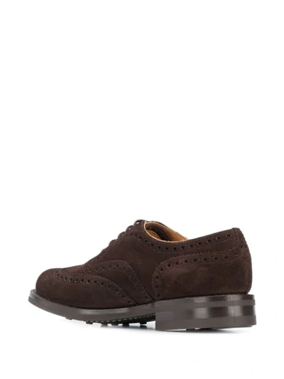 Shop Church's Amershan104 Brown Suede/leather/rubber