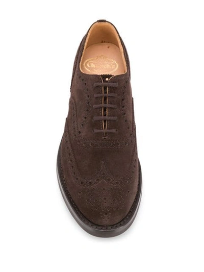 Shop Church's Amershan104 Brown Suede/leather/rubber
