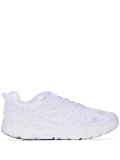 Shop Hoka One One Clifton 6 Sneakers In White