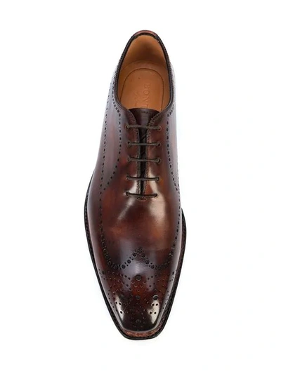 Shop Bontoni Sciuscia Oxford Shoes - Brown