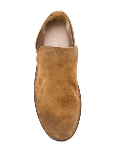 Shop Marsèll Slouched Slip-on Loafers In Brown