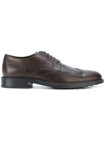 Shop Tod's Brogue Shoes In S800