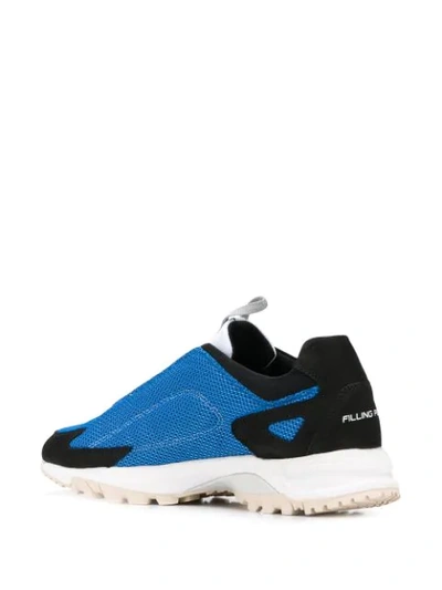 Shop Filling Pieces Low Top Pull Tab Sneakers In Blue