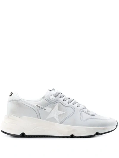 Shop Golden Goose Running Sole Low-top Sneakers In White