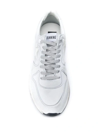 Shop Golden Goose Running Sole Low-top Sneakers In White