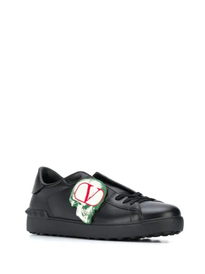 VALENTINO VALENTINO GARAVANI X UNDERCOVER OPEN SNEAKERS - 黑色