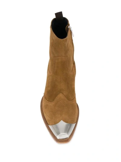 Shop Represent Western Boots In Brown