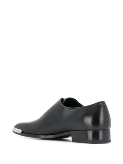Shop Givenchy Metal Tip Oxford Shoes In Black