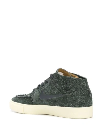 Nike Sb Zoom Stefan Janoski Mid Skate Shoes In Green