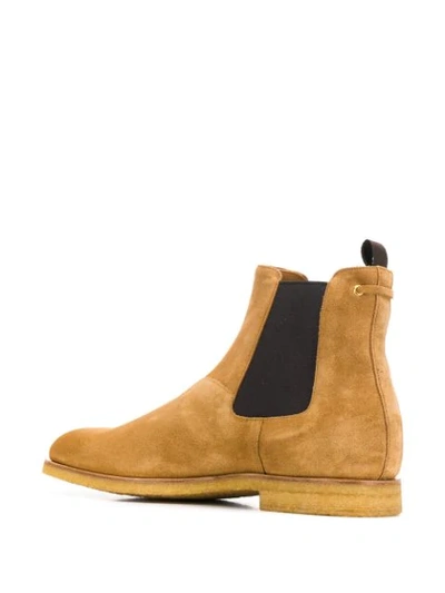 Shop Car Shoe Contrast Chelsea Boots In Brown
