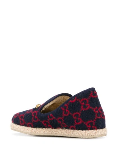 GUCCI DOUBLE G ESPADRILLES - 蓝色