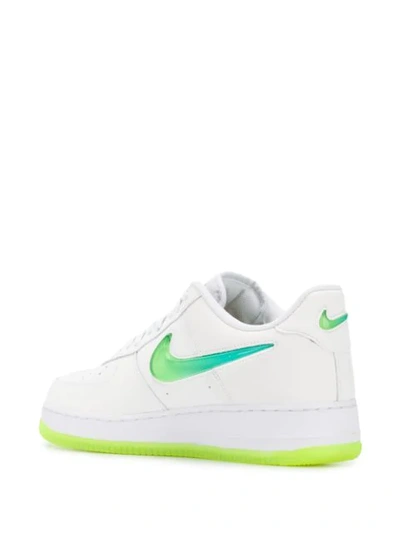 Shop Nike Air Force 1 07 Premium Sneakers In 100 White Volt Hyper Jade