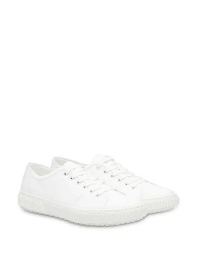 Shop Prada Low Top Sneakers - White