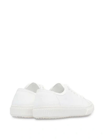 Shop Prada Low Top Sneakers - White