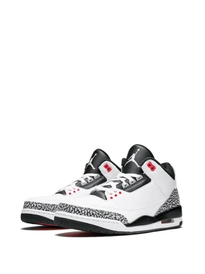 Shop Jordan Air  3 Retro "infrared 23" Sneakers In White
