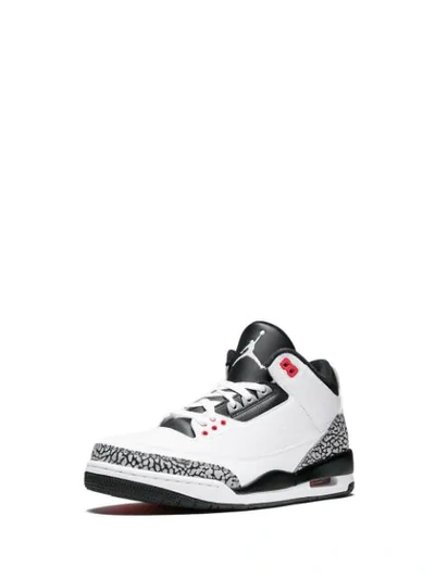Shop Jordan Air  3 Retro "infrared 23" Sneakers In White