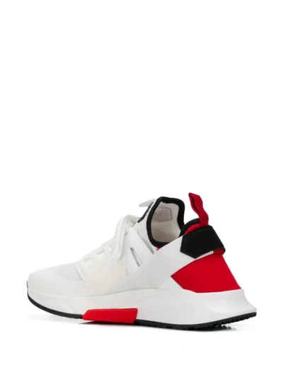 TOM FORD HIGH TOP SNEAKERS - 白色