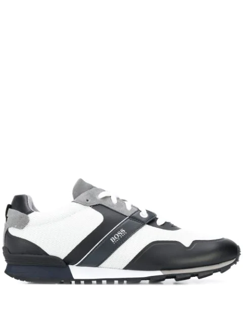 hugo boss parkour trainers black