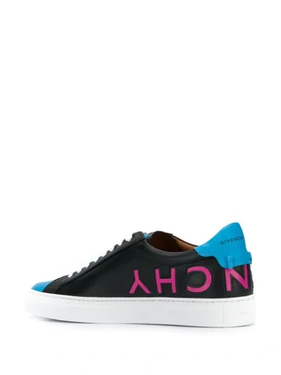 Shop Givenchy Urban Street Sneakers In 449 Nero+turchese+fuxia
