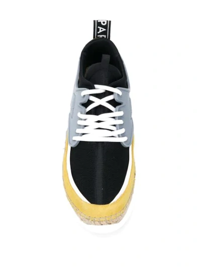 Shop Kenzo K-lastic Espadrille Sneakers In Grey