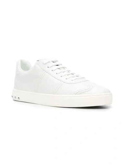 Shop Valentino Garavani Flycrew Sneakers In White