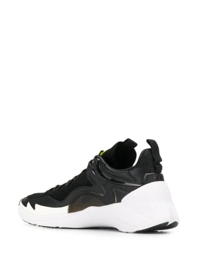 Shop Mcq By Alexander Mcqueen Toggle Detail Low Top Sneakers In Black