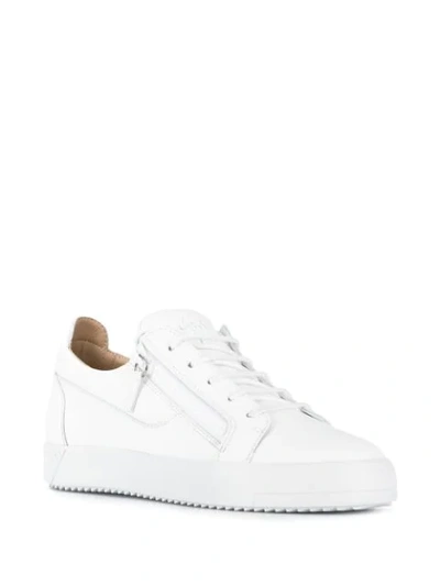 Shop Giuseppe Zanotti July Sneakers In White