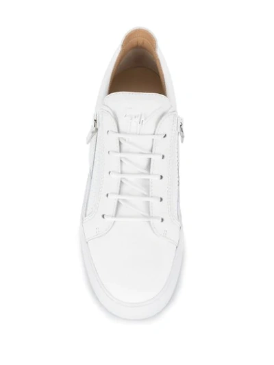 Shop Giuseppe Zanotti July Sneakers In White