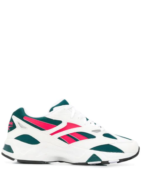 reebok aztrek sneakers in white