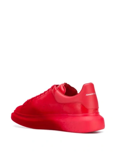 Shop Alexander Mcqueen Oversized Sneakers In Red