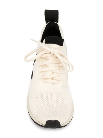 Shop Rick Owens Veja Veja Sneakers In White