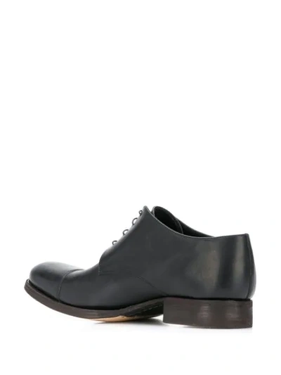 Shop Carpe Diem Leather Derby Shoes In Black