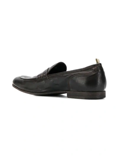 Shop Officine Creative Loafer Mit Runder Kappe In Brown